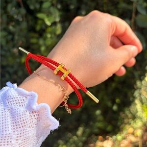 Red and Gold Bracelet